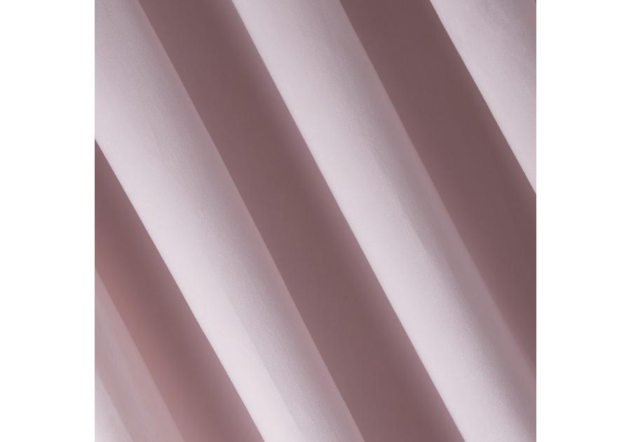 Zasłona velvet gładki pierre brudny róż 140x270cm CHIC HOME