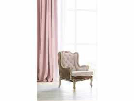 Zasłona velvet gładki pierre brudny róż 140x270cm CHIC HOME