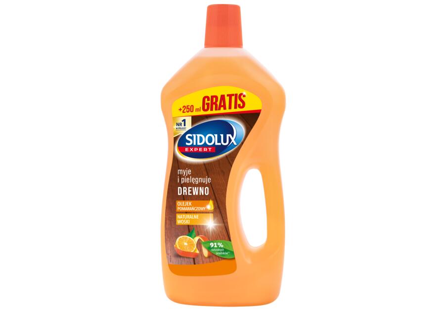 Płyn do mycia drewna 750 ml + 250 ml gratis SIDOLUX EXPERT