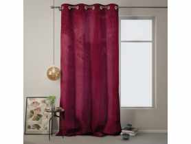 Zasłona Velvet Eyelets bordowy 140x270 cm AMELIAHOME