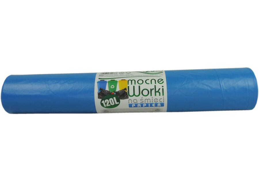 Worki na śmieci 120 L - 25 szt. niebieskie CLEAN MASTER