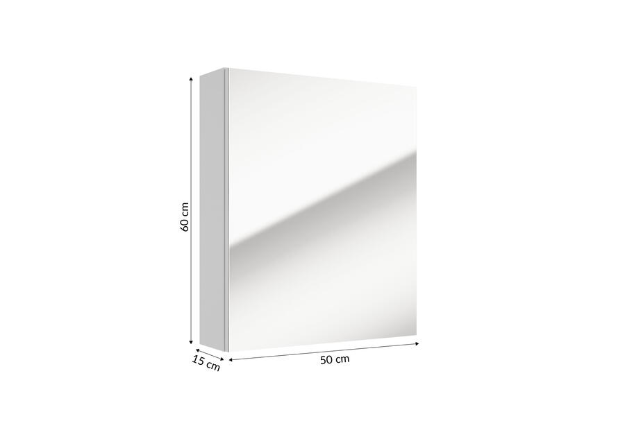 Szafka lustrzana Salsa 50 cm biała DEFTRANS