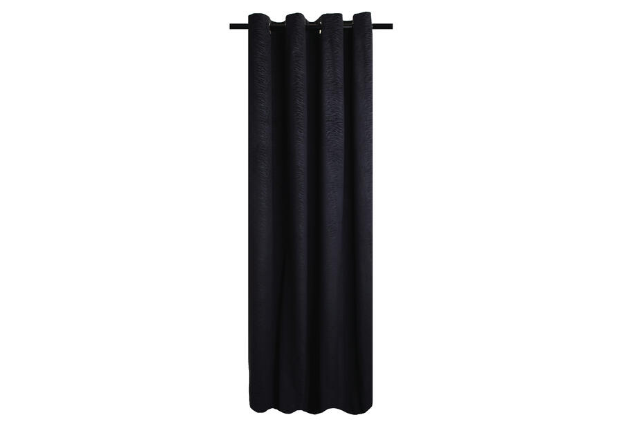 Zasłona perfect chic czarny 140x270 cm CHIC HOME
