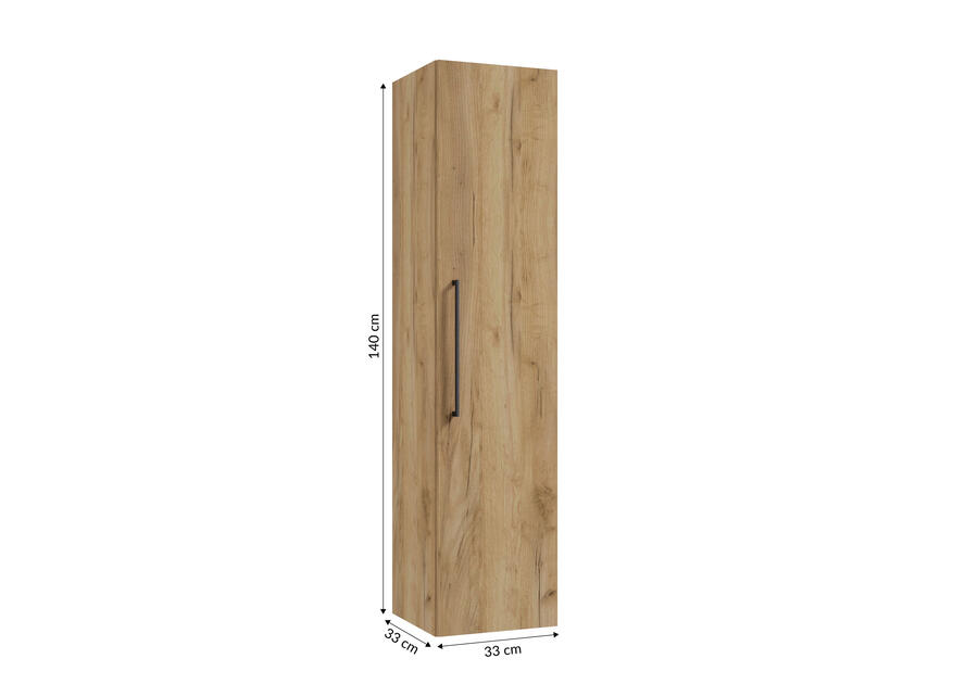 Słupek wiszący 32 cm dąb craft złoty DEFTRANS