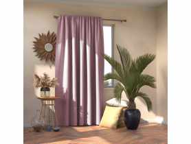 Zasłona Blackout Pleat różowy 140x245 cm AMELIAHOME