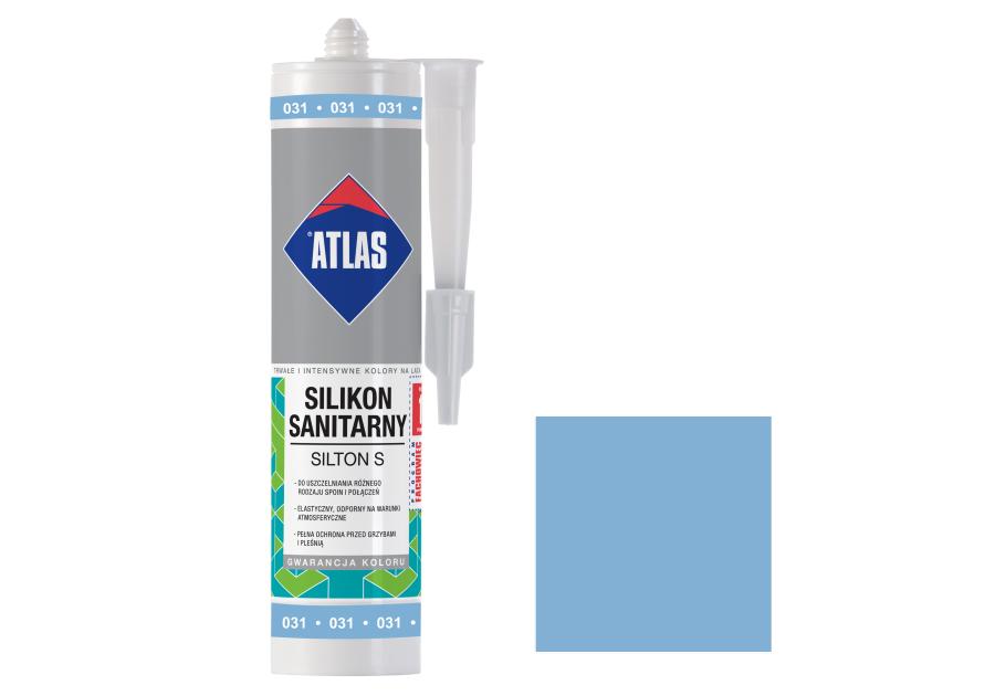 Silikon sanitarny Silton S błękitny ATLAS