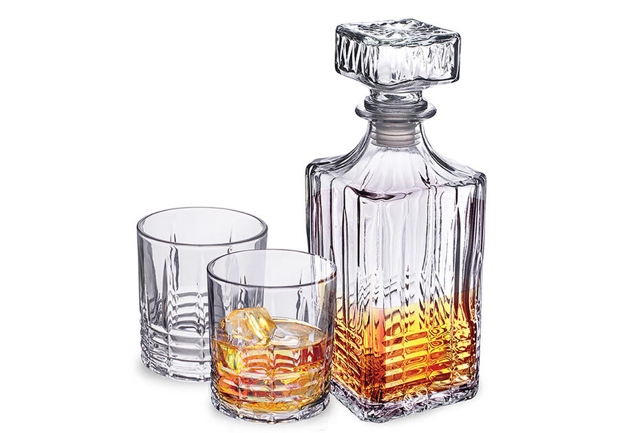 Zestaw do Whisky Muscat Karafka 900 ml + 4 szklanki 330 ml ALTOMDESIGN