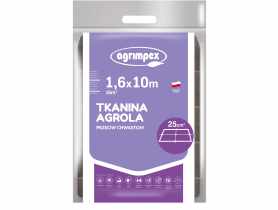 Tkanina ogrodnicza czarna 100 gr Agrola 2% UV 1,6 x 10 m AGRIMPEX