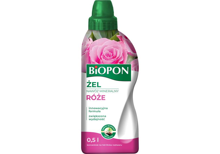 Żel nawóz mineralny do róż 0,5 L BIOPON
