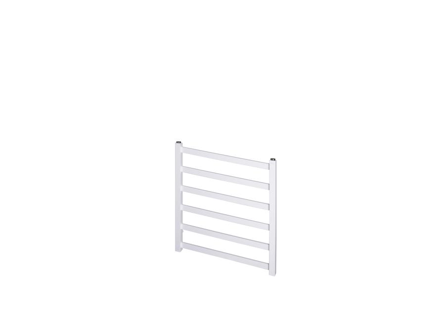 Grzejnik łazienkowy Raro 1 biały 595x530 mm 263 W RADECO