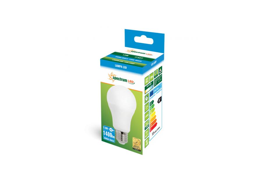 Żarówka LED GLS E27 13 W zimny biały SPECTRUM
