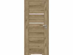 Drzwi wewnętrzne 80 cm lewe 2/4 orzech włoski Vinci 30 VOSTER