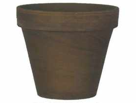 Donica prosta basalt 16x18 cm CERMAX
