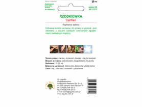 Rzodkiewka Carmen nasiona tradycyjne 10 g W. LEGUTKO
