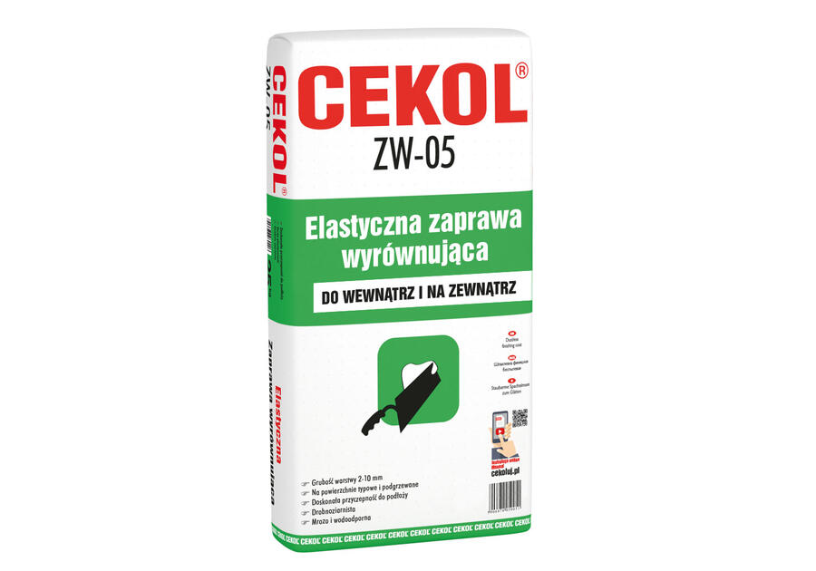 Zaparawa wyrównująca ZW-05 elastyczna 5 kg CEKOL