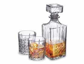 Zestaw do whisky Cascade karafka 900 ml + 4 szklanki 330 ml ALTOMDESIGN