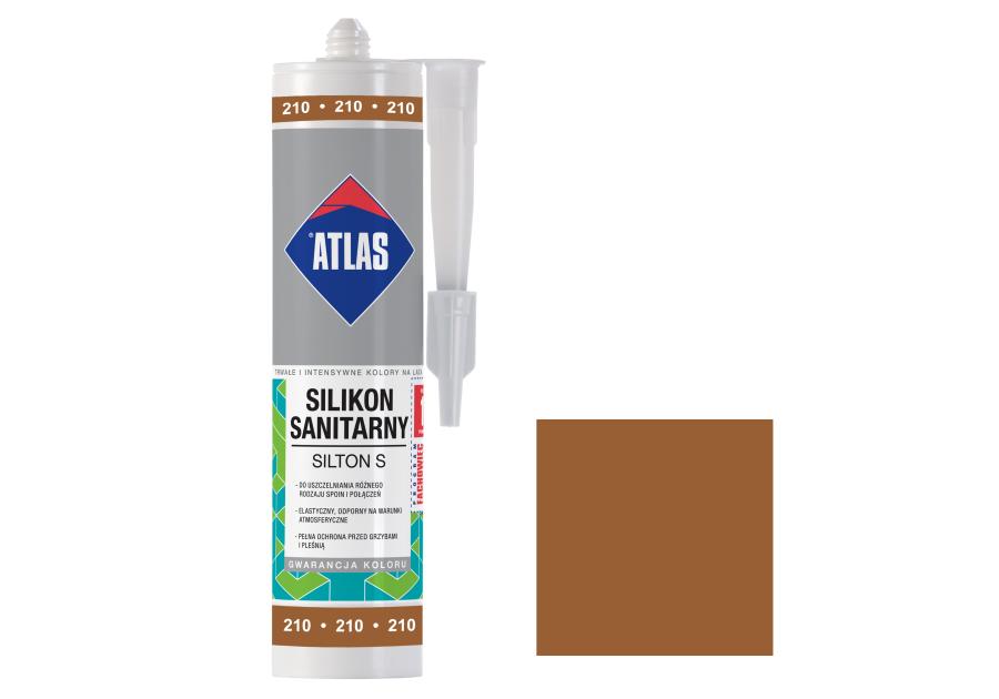 Silikon sanitarny Silton S kakao ATLAS
