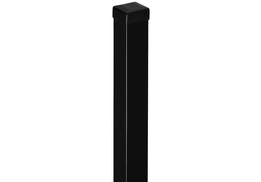Słup przęsłowy 50x50 mm - 2 m ocynk+ral9005 POLBRAM