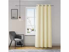 Zasłona Oxford Eyelets kremowy 140x250 cm AMELIAHOME