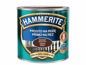 Farba do metalu 0,25 L brązowy mat HAMMERITE