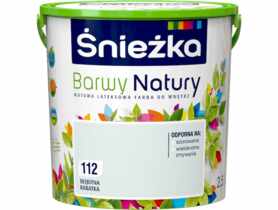 Farba do ścian i sufitów błękitna rabatka 2,5 L ŚNIEŻKA