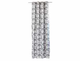 Zasłona zaciemniąca z podwójnym nadrukiem bold chic srebrno-czarny 140x270 cm CHIC HOME