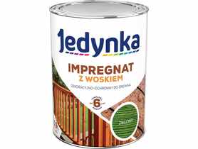 Impregnat do drewna z woskiem zielony 0,9 L JEDYNKA