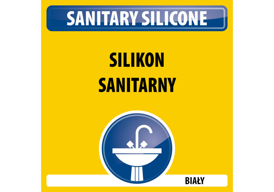 Silikon sanitarny blister 60 g biały SOUDAL