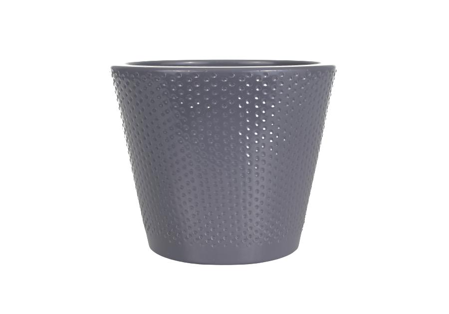 Osłonka doniczkowa doniczkowa 213 - 17 cm ciemny grafit CERMAX