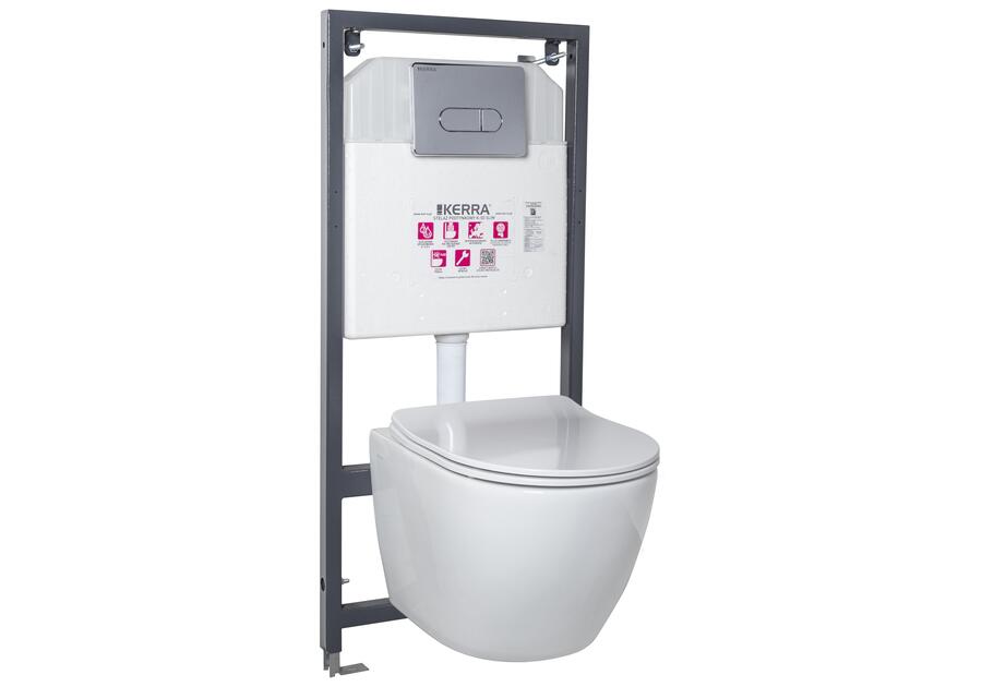 Zestaw podtynkowy WC Delos Pacific CHR komplet KERRA