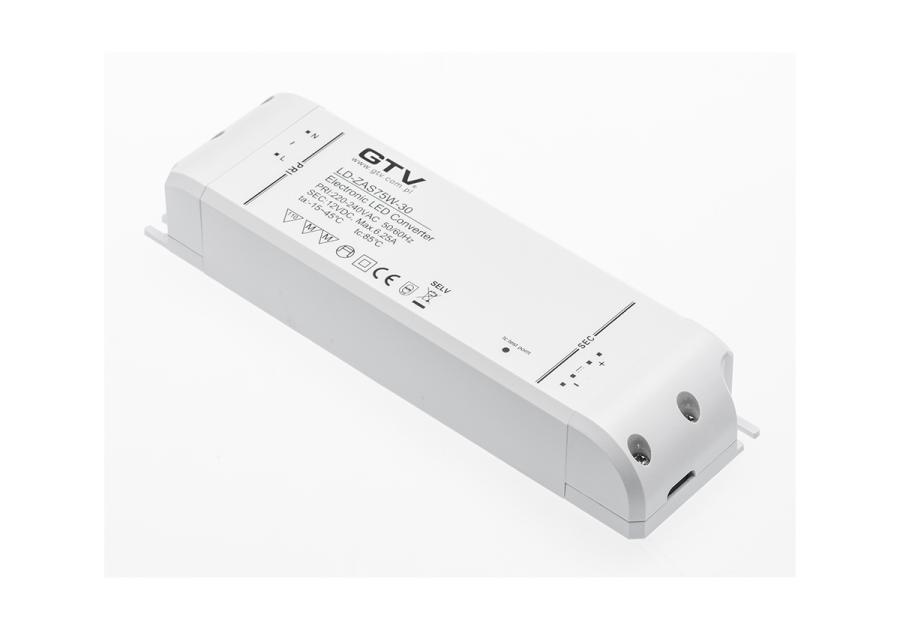 Transformator LED 12 V - 75 W GTV