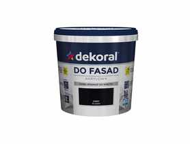 Farba fasadowa czarna 1 L Polinit DEKORAL
