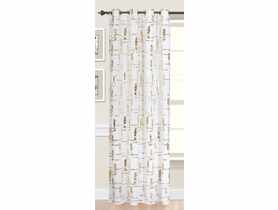 Zasłona king of chic gold biało-złote 140x270 cm CHIC HOME