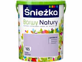 Farba do ścian i sufitów płatki hortensji 5 L ŚNIEŻKA
