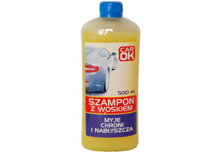 Szampon z woskiem 0,5 L CAR OK