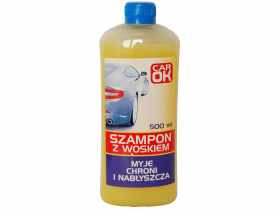 Szampon z woskiem 0,5 L CAR OK