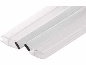 Uszczelki pionowe do szyb 5 mm - magnetyczne biały DEANTE