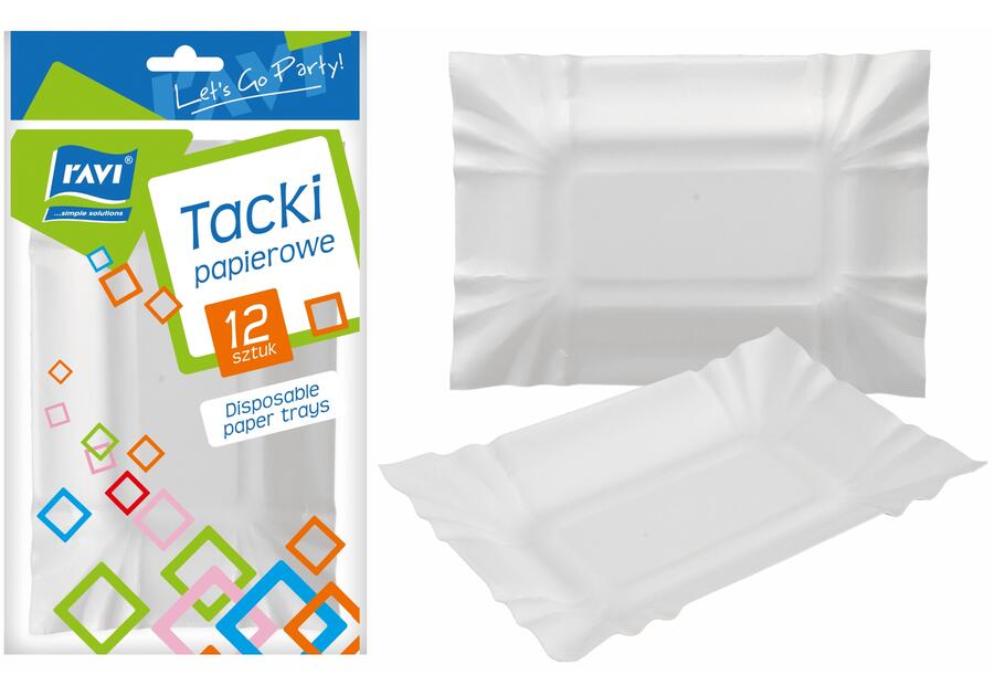 Tacki papierowe 13,5x20,5 cm 12 szt. RAVI