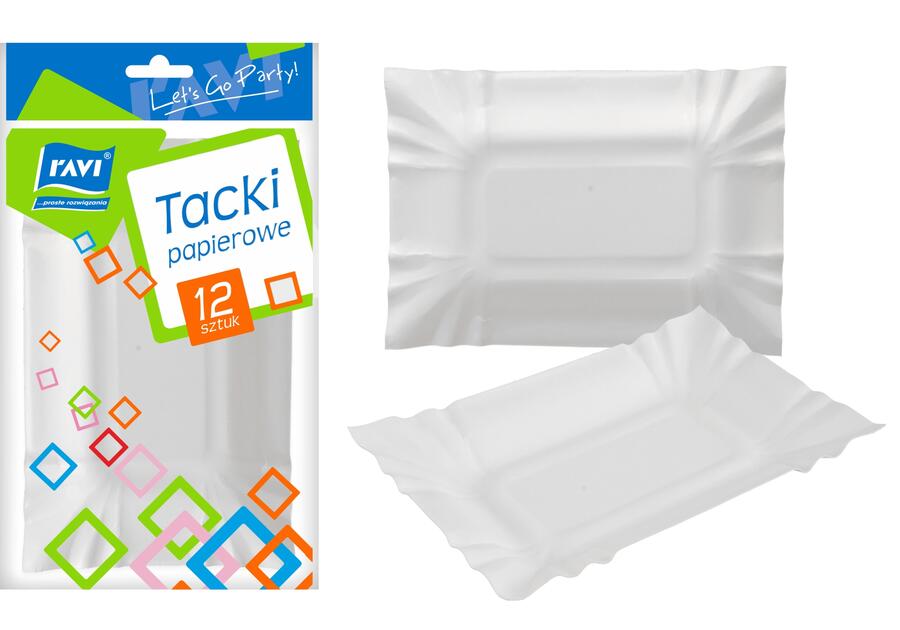 Tacki papierowe 13,5x20,5 cm 12 szt. RAVI