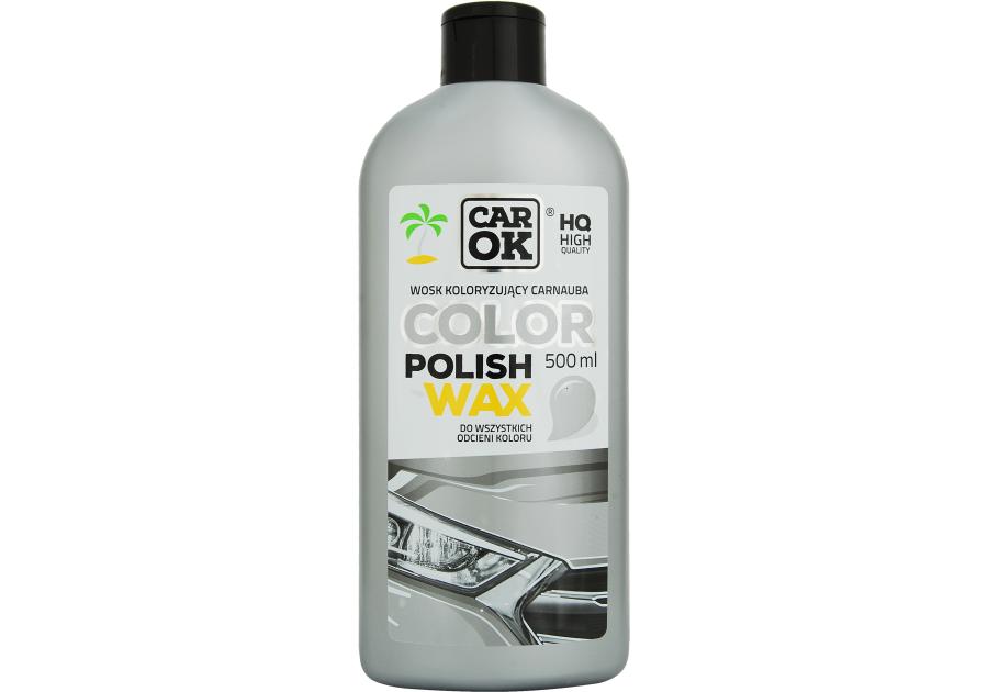Wosk koloryzujący Carnauba 500 ml srebrny CAR OK