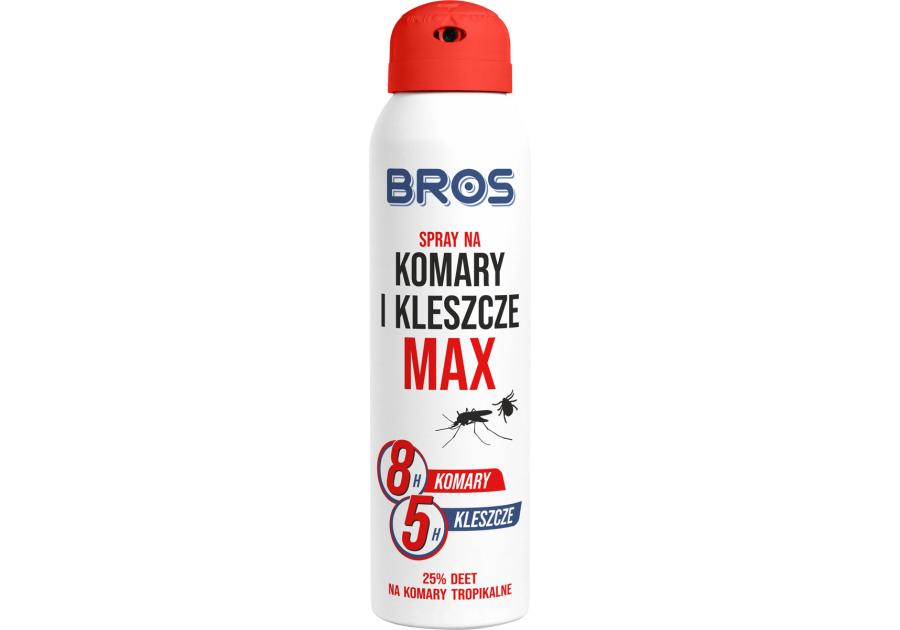 Spray na komary i kleszcze max 90 ml BROS