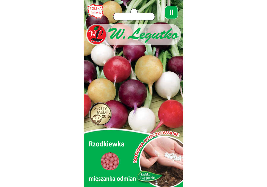 Rzodkiewka mieszanka odmian 300 szt. W.LEGUTKO