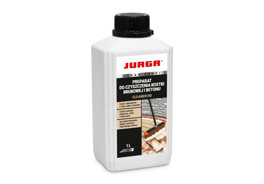 Preparat do czyszczenia kostki brukowej  płytek kamiennych i betonu Cleaner HD 1 L JURGA