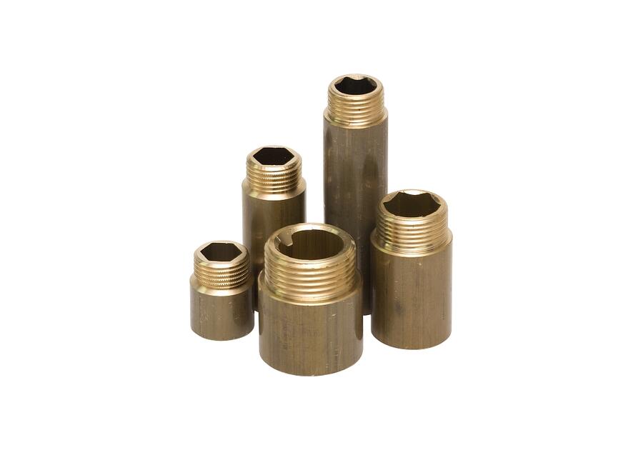 Przedłużka 1/2 x 80 mm mosiądz TYCNER