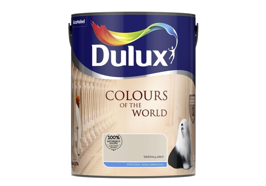 Farba do wnętrz Kolory Świata 5 L beżowy pled DULUX