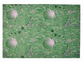 Mata piankowa Shell 50x80 cm cm zielona BISK