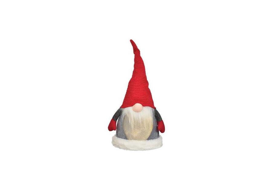 Skrzat z podświetleniem LED, dzianinowa czapka 44 cm JUMI