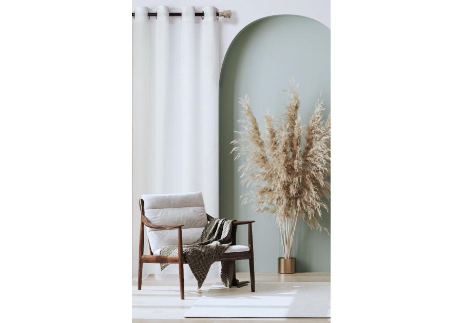 Żakardowa firana z delikatnym połyskiem wow chic 140x270 cm CHIC HOME