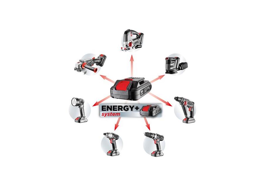 Wyrzynarka akumulatorowa Energy+18V, Li-lon, bez akumulatora GRAPHITE