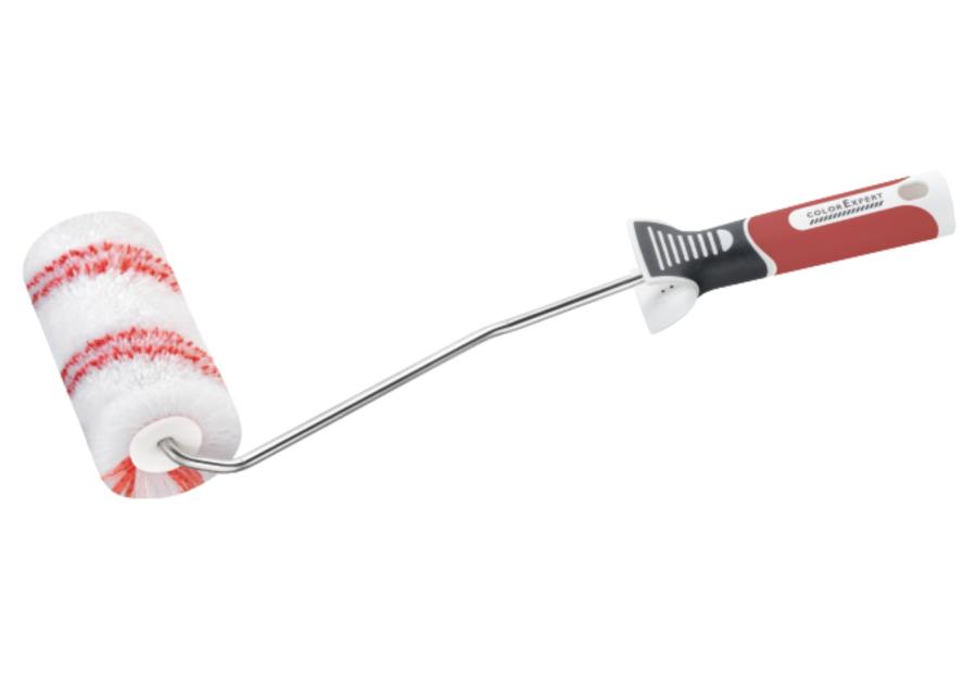 Rolka WallStar 12 cm C30 włókno ciągłe 3 x czerwony pasek 3K CIRET